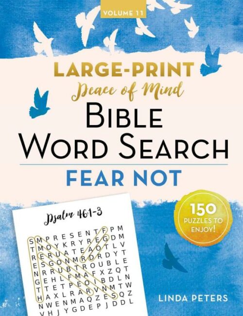 9781680998733 Peace Of Mind Bible Word Search Fear Not