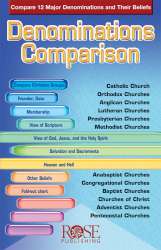 9781890947354 Denominations Comparison Pamphlet