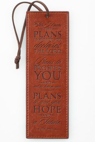 6006937131309 I Know The Plans LuxLeather PageMarker