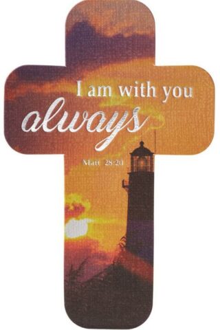 6006937138827 Matthew 28:20 Cross Bookmark