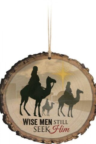 656200198902 Wisemen Sliced Log (Ornament)