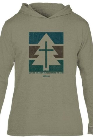 612978559062 Rejoice Pine Tree Hooded (Small T-Shirt)