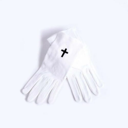 788200504077 Usher Gloves With Black Cross