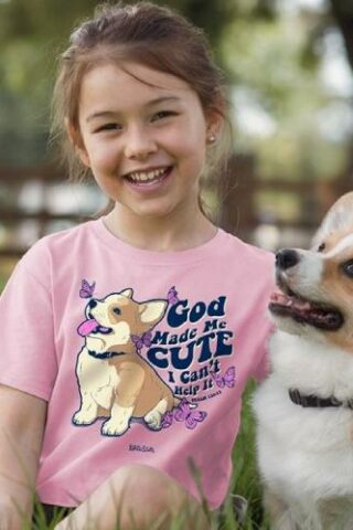 612978643785 Kerusso Kids Cute Puppy (Large T-Shirt)