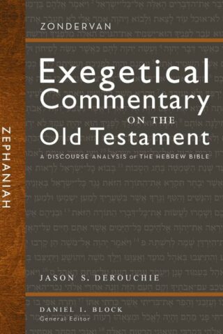 9780310942443 Zephaniah : A Discourse Analysis Of The Hebrew Bible