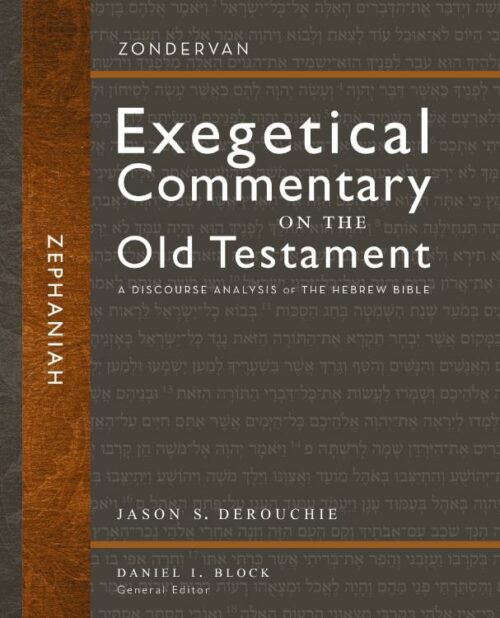 9780310942443 Zephaniah : A Discourse Analysis Of The Hebrew Bible