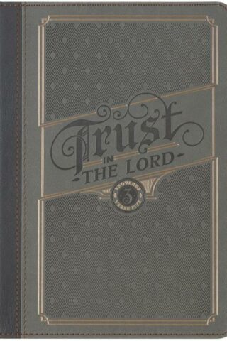 9781639526963 Trust In The Lord Charcoal Faux Leather Classic Journal Proverbs 3:5