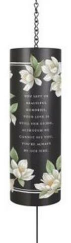 096069605645 Beautiful Memories Engravable Cylinder Bell Chimes