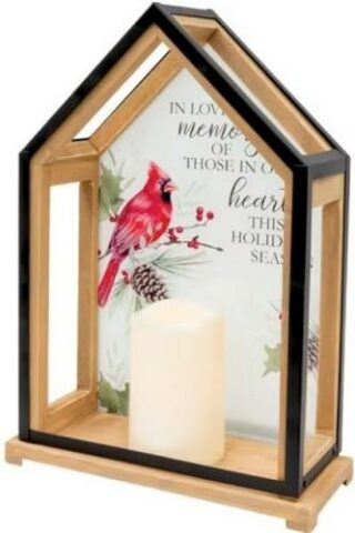 096069789451 In Loving Memory LED Candle Lantern