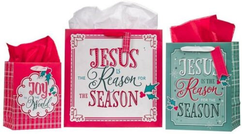 1220000328761 Three Piece Encouraging Christmas Gift Bag