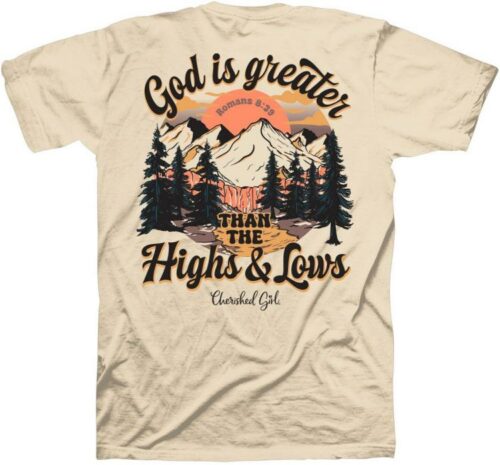 612978656112 Cherished Girl God Is Greater (Medium T-Shirt)