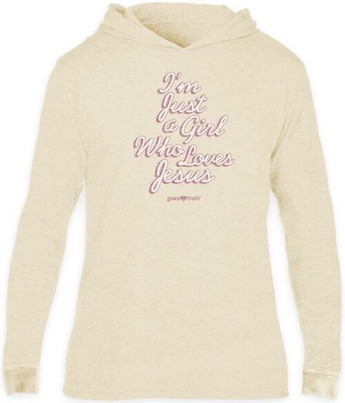 612978657041 Grace And Truth Just A Girl Hooded (2XL T-Shirt)