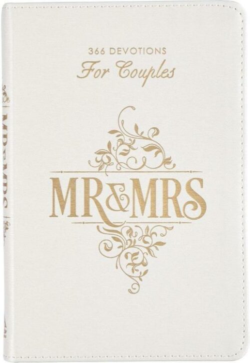 9781642729641 Mr. and Mrs. 366 Devotions for Couples - White Faux Leather Devotional Gift Book