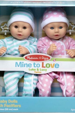 000772317115 Mine To Love Luke And Lucy Doll Set