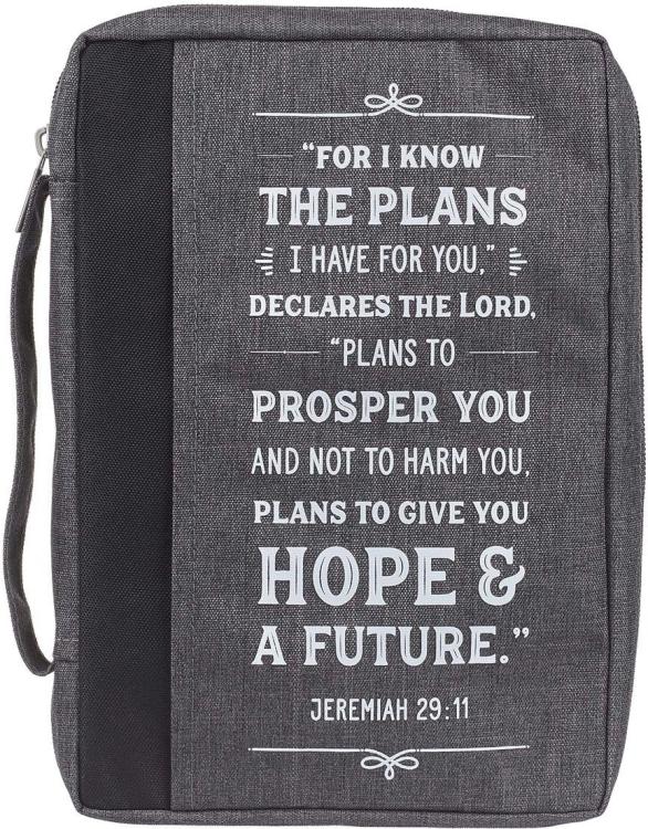 1220000135185 Men/Women's Bible Cover I Know The Plans Jeremiah 29:11
