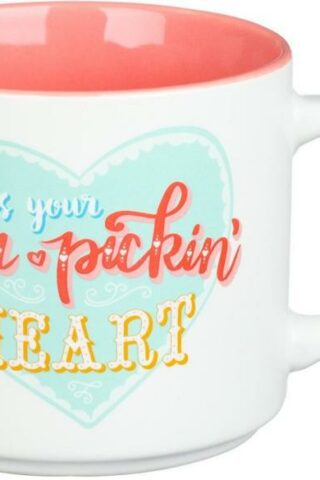 1220000138155 Bless Your Soul XL White Coffee Mug Pea Pickin' Heart