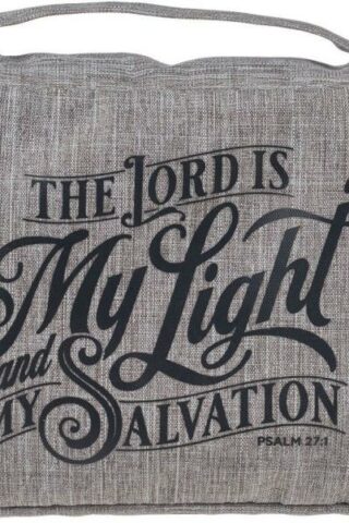 1220000320208 Poly-canvas Bible Cover for Men & Women: The Lord is My Light - Psalm 27:1 Inspi