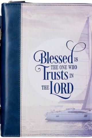 1220000321236 Classic Premium Vegan Leather Inspirational Bible Cover for Men & Women: Blessed