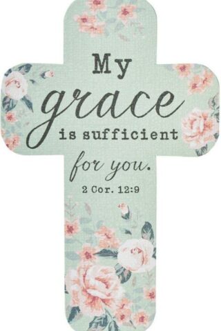 6006937138230 My Grace Is Sufficient Cross Bookmark Set - 2 Corinthians 12:9