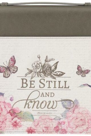 6006937149854 Women's Fashion Bible Cover Be Still And Know Psalm 46:10