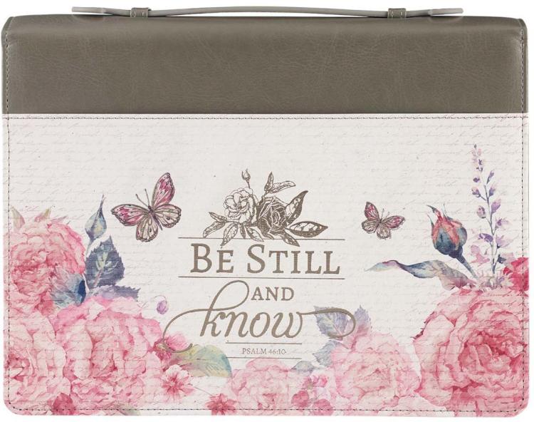 6006937149922 Women's Fashion Bible Cover Be Still and Know Psalm 46:10