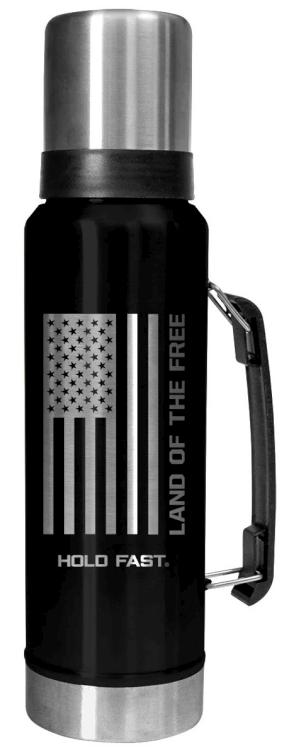 612978571378 Hold Fast Black Flag Magnum Steel Drink Tank