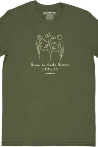 612978586570 Grace And Truth Grow In Grace (T-Shirt)