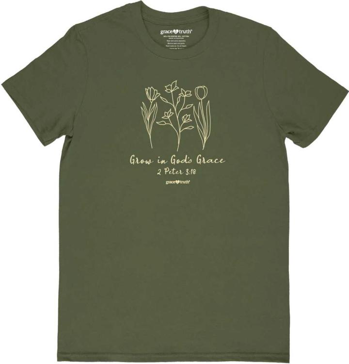 612978586570 Grace And Truth Grow In Grace (T-Shirt)