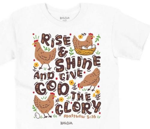 612978643655 Kerusso Kids Rise And Shine (Medium T-Shirt)