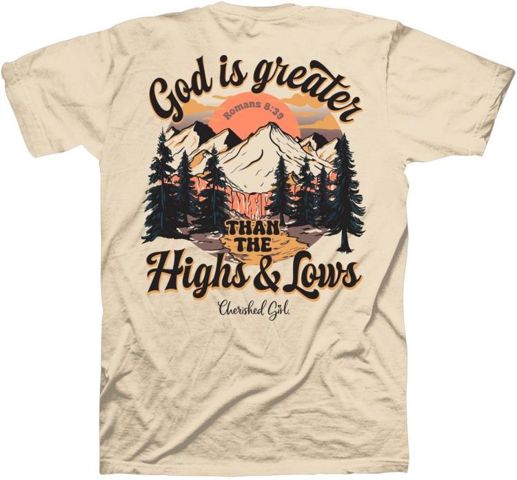 612978656167 Cherished Girl God Is Greater (4XL T-Shirt)