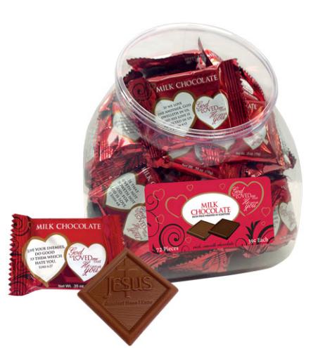 641520070021 God So Loved Me Milk Chocolate