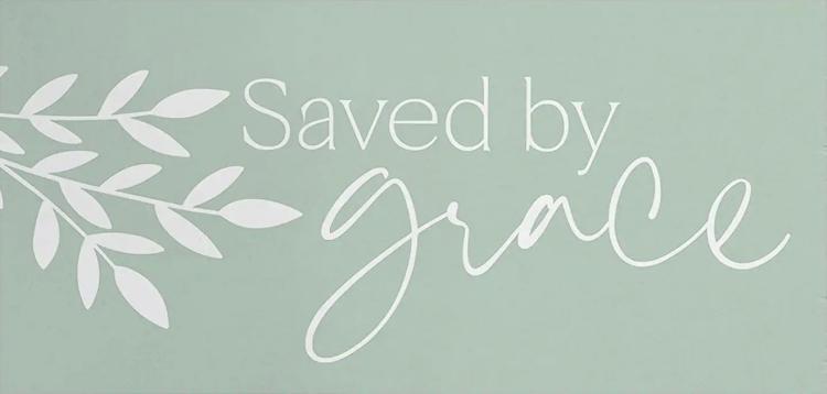 656200427590 Saved By Grace Wood Block