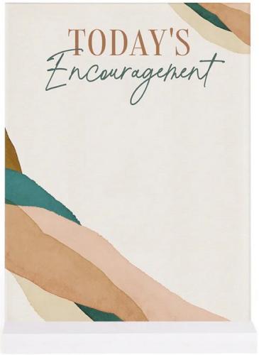 656200811139 Todays Encouragement Marker Board