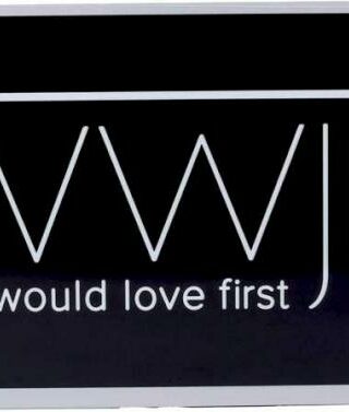 788200876655 WWJD Auto Tag