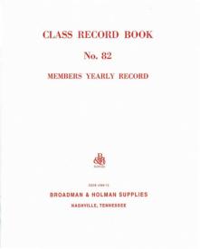 9780805483390 Class Record Book No. 82