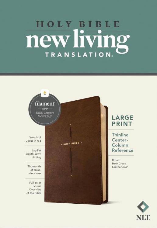 9781496489920 Large Print Thinline Center Column Reference Bible Filament Enabled
