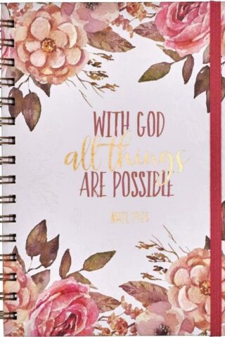 9781642724141 With God All Things Are Possible Large Journal With Elastic Closure Matthew