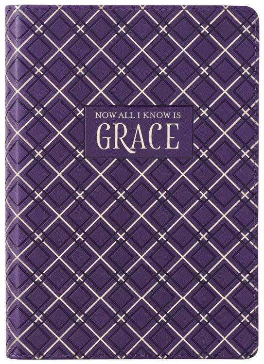 9781642726558 All I Know Is Grace Classic Journal With Zipper Closure