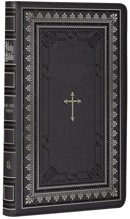 9781642728972 KJV Holy Bible Standard Size Faux Leather Red Letter Edition Thumb Index & Ribbo