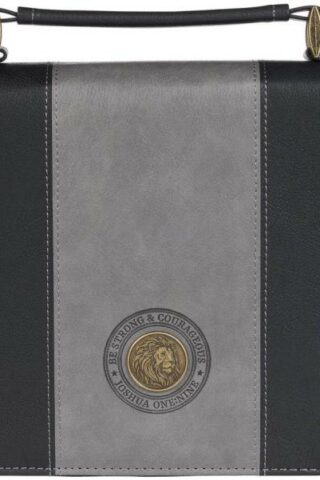 1220000327306 Classic Premium Vegan Leather Inspirational Bible Cover for Men & Women: Strong