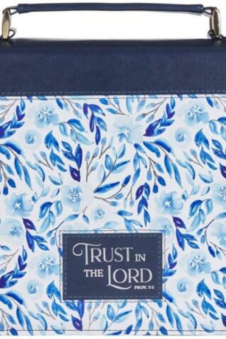 1220000327344 Fashion Premium Vegan Leather Inspirational Bible Cover for Women: Trust in the
