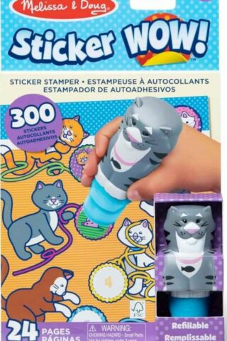 000772502351 Cat Sticker WOW Activity Pad And Sticker Stamper